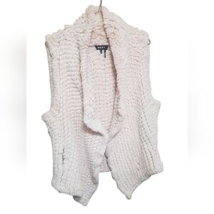 DKNY Cozy Faux Fur Vest M/L